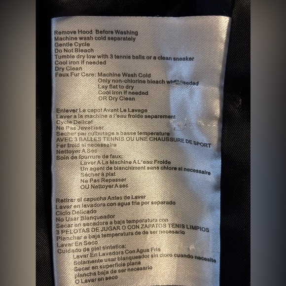 Michael Kors Women's Long‎ Puffer Coat Size small black with gold see pics* - Picture 13 of 16